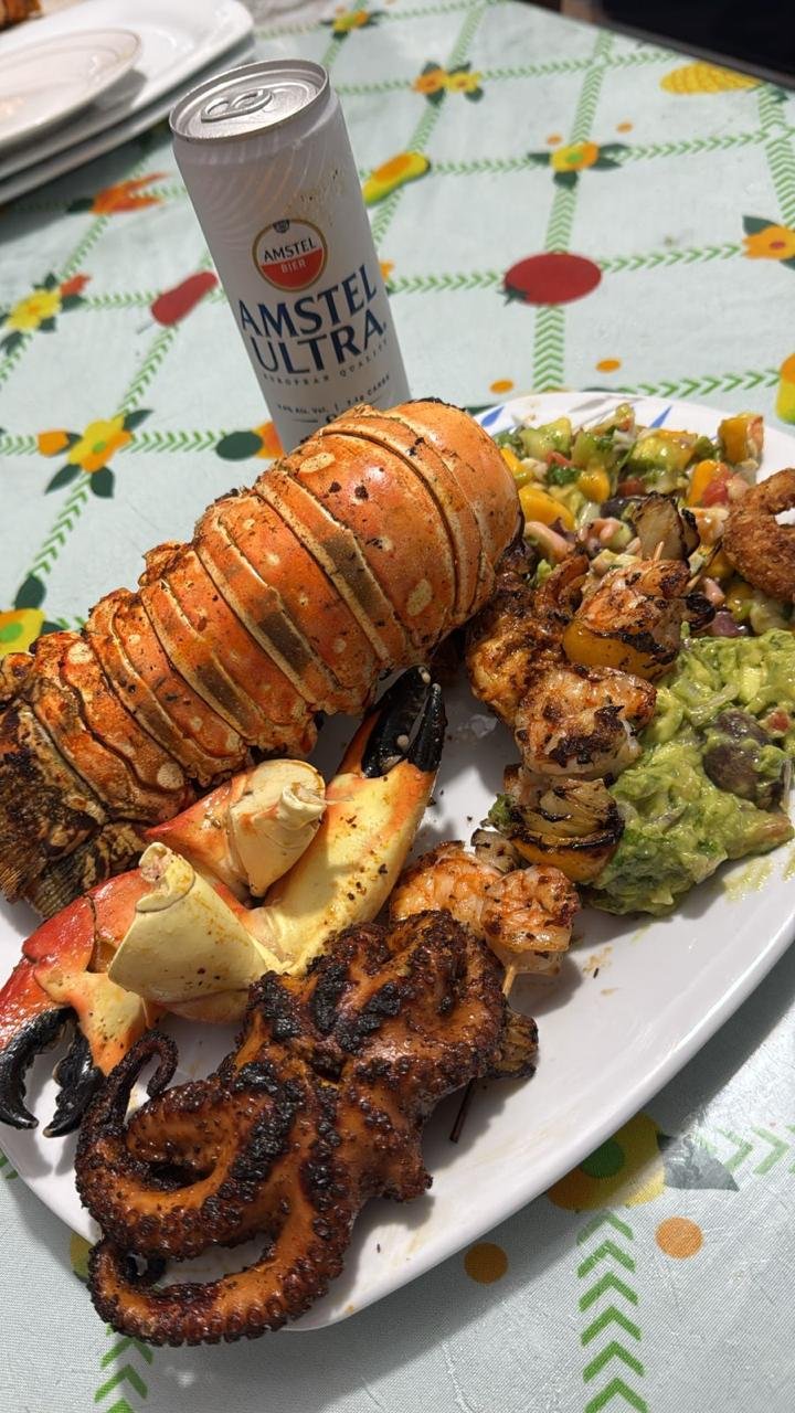Plato con langosta